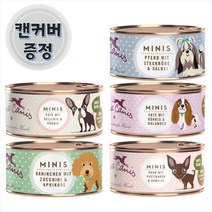 테라카니스 습식캔 미니 100g 치킨 칠면조 오리 말 토끼 강아지 습식사료 + 캔커버, 토끼와 호박 100g