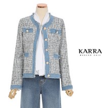 KARRA 아무르데님트위드자켓_KB2SJK021Q