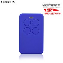 Adyxs 차고 문 원격 제어 433MHz adyxte4433h 파란색 433-HG 브라보 ALIZE EM2C 게이트 열쇠 고리 롤링, 02 blue