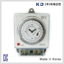 [국제산전]타이머/아날로그/4핀/5핀/정전보상형/KI-03, [선택01-4] KI-01 3W(정전보상형)