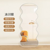 이동식 전신거울 전신 인테리어 스탠드 고급 댄스 거울, 기타, 아니, 웨이브 실버50*160