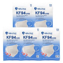애니가드 KF94 입체형 황사마스크(새부리형)_대형, 흰색, 5개