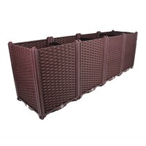 플라스틱 화분 정원 전원 아파트 옥상 베란다 상추 주택 키우기 플랜트 박스 117cm, 117x78x22