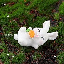 토끼장식 모형 선물 소품 정원 조각상 장식품 야외, 토끼모형_9
