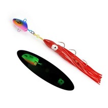 TOLU 카부라 총알 금속 지그 헤드 오징어 보조 후크 가라앉는 지깅 미끼 보텀쉽 인치쿠 텐야 100g 150g 200g 250g 300g, 05 COLOR F_01 100g