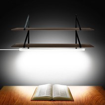 The크리스탈 USB 5V LED바 간접등 무드등 조명등 LED전구 터치형 스위치형, 싱글스위치 35cm 6000K(화이트)