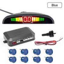 후측방경보 사각지대경고기능 전방감지 GreenYi Parktronic LED 주차 센서 역방향 백업 레이더 모니터 기 시스템 디스플레이, LED Display, 05 Blue