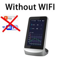 실내 공기질 측정기 먼지 Tuya CO2 WIFI 다기능 공기 탐지기와.품질 모니터 이산화탄소 미터 USB 분석기, 02 DM72 Without WIFI