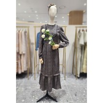 써스데이아일랜드 레이스 믹스 롱 원피스(T226AOP546W)(2118332)
