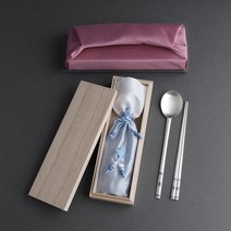 칠보은수저 장수거북 1벌 70% 80% 99% 부모님생신선물 개업선물 외국인선물 은수저세트 결혼예물 창립기념품 생일선물 돌잔치선물 입학선물, 1p, 80퍼세트-청색+핑크보자기