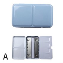 미니팔레트다채로운 빈 팔레트 케이스 틴 박스 페인트 보관 철제 상자 24 하프 팬 수채화 페인팅 미술 용품, 01 as pic