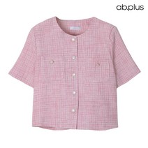 에이비플러스 ab.plus 패턴 라인 투포켓 블라우스 (LSW5MB97A)