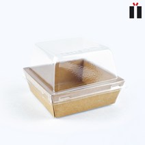 종이트레이 샌드위치 케이스 DRP 28호 정사각 크라프트 1000개 1세트