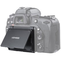 2in1 LCD 화면 보호기 팝업-니콘 D750 DSLR 카메라 용 선 쉐이드 후드 커버 가드