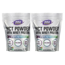 나우푸드 아이솔레이트 프로틴 MCT함유 단백질쉐이크 필수아미노산 무맛 454g 단백질 2g [2개]