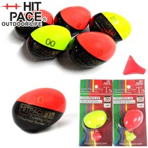 HITPACE 옵저버 전유동찌 오동목기울찌 000 00 0 B 2B 모노낚시, 2B호(형광), 1개