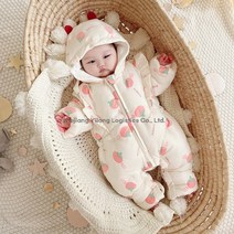 couyor 유아 신생아 겨울 올인원 방한복 우주복 외출복