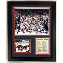 Legends Never Die 워싱턴 캐피탈 2018 NHL 스탠리 컵 챔피언 수집용 | 프레임 사진 콜라주 벽 아트 장식 - 30.5cm x 38.1cm(12 15인치) 셀레