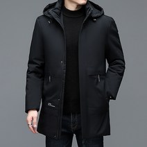 남성다운 캐주얼 하프코트 추동화이트오리털탈부착안감코트YLK266-P220