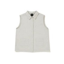 SNOWPEAK APPAREL S23MWRST23 루트 카라 나시 Light Beige