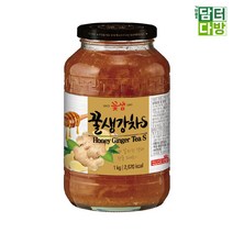 맛있는(무배) 꽃샘 꿀생강차(S) 1kg사무실 대용량 업소용 식당용 간식 소스, 상세페이지 참조, 1000g