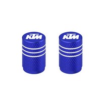 바이크 오토바이 부품 소모품 CNC 알루미늄 타이어 림 에어 포트 커버 밸브 휠 스템 캡 방진 KTM 듀크 125 200 250 390 690 용, 15 style3 blue