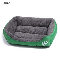 강아지방석 대형 애완 동물 고양이 개 침대 사각 봉제 개집 여름 세탁 가능 매트 방수 매트리스 쿠션 중형 대형견 용품, 32.13  M