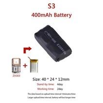 자동차 위치추적기 1세트 S3 S7 GPS 추적기 GSM Wifi LBS 로케이터 웹 앱 음성 레코더 ZX303 PCBA 내부, 01 S3, 1개