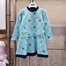 베네통키즈 sh06 베네통키즈리본나염원피스 QAOP50241 9630756