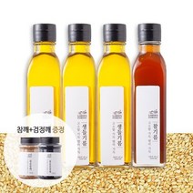 우리농산 수입산 생들기름3병+참기름1병 참깨+검정깨 증정 12436