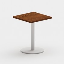 업소용 테이블 카페용 상업용 영업용 원목 분식 상업용 탁자 식탁, 50x50x75cm, 10.월넛반원형테이블