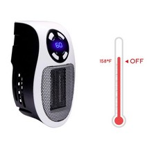 Household Mini Electric Heater for Room Winter Warm Timing plugtype Blower Office WallOutlet Space O, 01 No remote_01 500W_02 EU