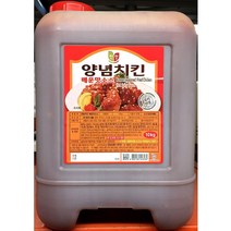 업소용 대용량 매운양념치킨소스 10kg 키로 매콤한 킬로 말통, 1개