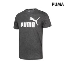 푸마 반팔티셔츠 ESS 헤더 그레이 586736-01