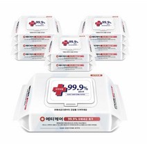 BTgoodS 휴대용 손소독물티슈 에티케어 60매x1팩, 5팩