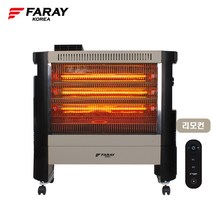 화레이 원적외선 FNEH-3900R 전기스토브 15평 팬히터 이동식 스탠드 난방기 ND