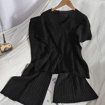 휴드 꾸안꾸 브이넥 니트 투피스 2color
