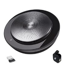 Jabra Speak 710 스피커폰 무선 UC 번들 w 벽면 충전기 블루투스 동글 - USB PC Mac 소프트폰 스마트폰 iPad 태블릿 Skype Cisco Webex Av, UC 번들(AC 충전기 포함)