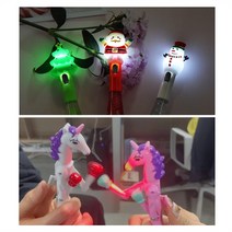 권투볼펜 LED볼펜 신기한 펜들, LED볼펜_LED산타