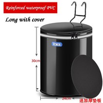전기 스쿠터 일반 방수 바구니 접는 휴대용 미니 자전거 자동차 액세서리, 04 PVC Large