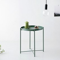 마켓비 JENBAN 사이드테이블 KS1042TB, 화이트