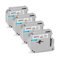 Brother P Touch M 테이프 M-K231 M-K231s MK231 M231용 Anycolor 호환 라벨 교체 Ptouch PT-M95 PT-90 PT-70 PT-65 P, 4