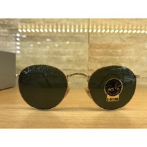 레이벤 3447 001 50 라운드 메탈 선글라스 아시안핏 룩소티카정품