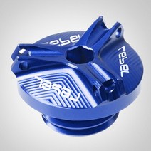 혼다 레벨 300 500 CMX 250 CA125 250 450 M20 * 2.5 오토바이 CNC 알루미늄 엔진 오일 캡 볼트 나사 필러, 06 Blue