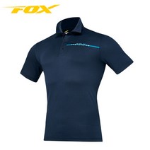 [폭스라이더스] 자전거 반팔티셔츠 G213 네이비 카라티
