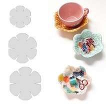 3피스 3사이즈 볼 랩 템플릿 바느질 패턴 템플릿 퀼팅 패치워크 눈금자 DIY 공예 바느질 도구(화이트)