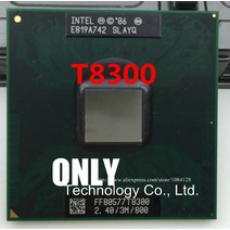 T8300 2.4G / 3M 800 SLAYQ 원래 핀 PGA 공식 버전 노트북 CPU 지원 965