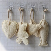 세척솔 수세미외락 설거지 작은 물고기 모양 아니 묻히다 오일 브러쉬 냄비 백결백건 사과 속수건 주방 1205010391, 곰돌이 _오각 (도합 2개 )