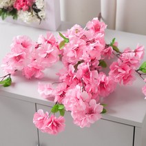 플라워트리 봄내음진달래부쉬 53cm [조화], 진핑크