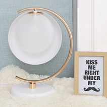 햅번 1등 단스탠드 영롱하고 뽀얀 유리갓에 샴페인골드 프레임이 멋스러워요, E14-콘벌브(노란빛)